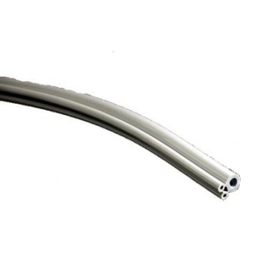 HP Tubing, 3 Hole, Straight Gray