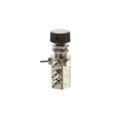 Water Relay, Combo Valve, w/Double Barb, Black Knob DCI 7307