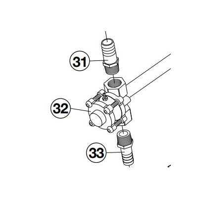 Belmont Vacuum line Valve assembly